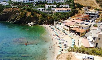 Mononaftis Beach at Agia Pelagia, Crete